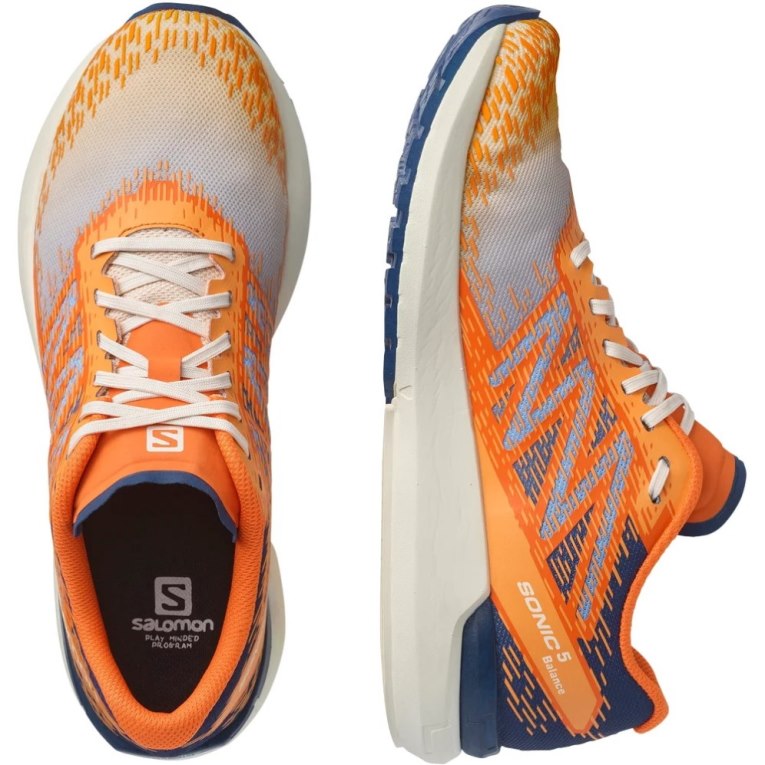 Orange Salomon Sonic 5 Balance Men's Running Shoes | IE SL5034